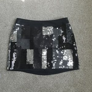 Express Design Studio sequin mini skirt size 6